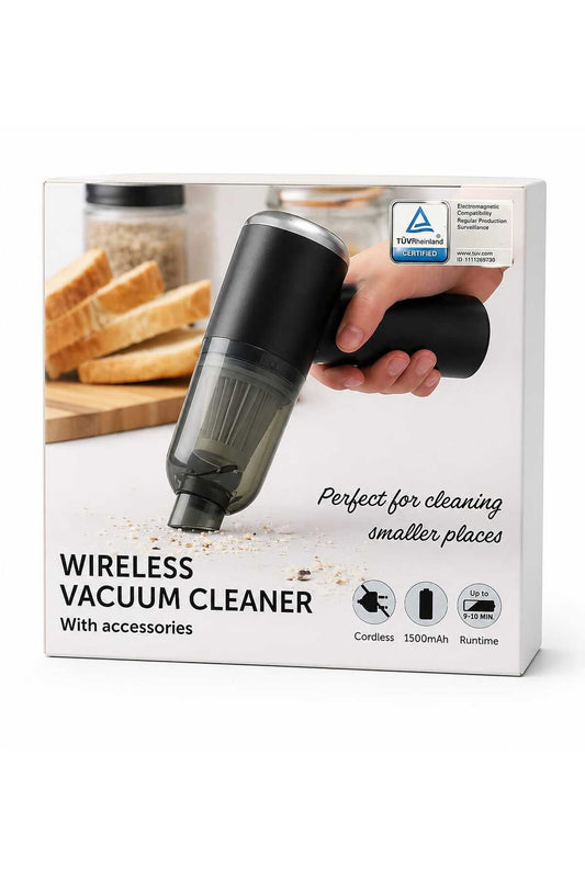 Aspirator Vertical Fără Fir 2 în 1 – Putere Mare & Autonomie