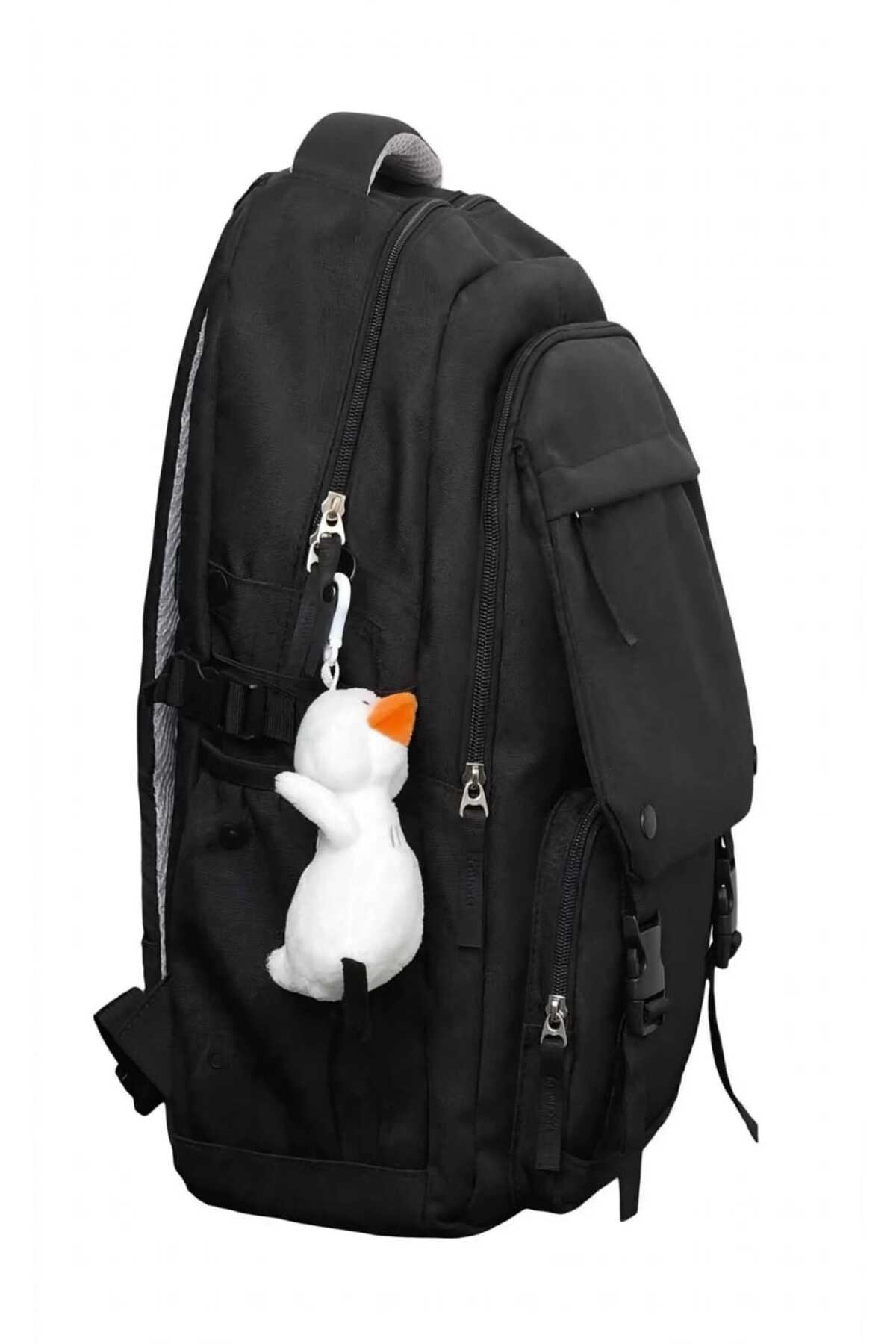 Rucsac Unisex Minimalist cu Compartiment Laptop, Multiple Buzunare, Impermeabil, pentru Școală sau Călătorii