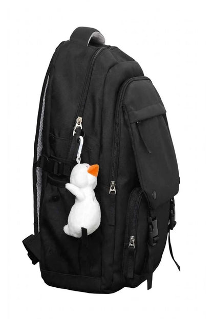 Rucsac Unisex Minimalist cu Compartiment Laptop, Multiple Buzunare, Impermeabil, pentru Școală sau Călătorii