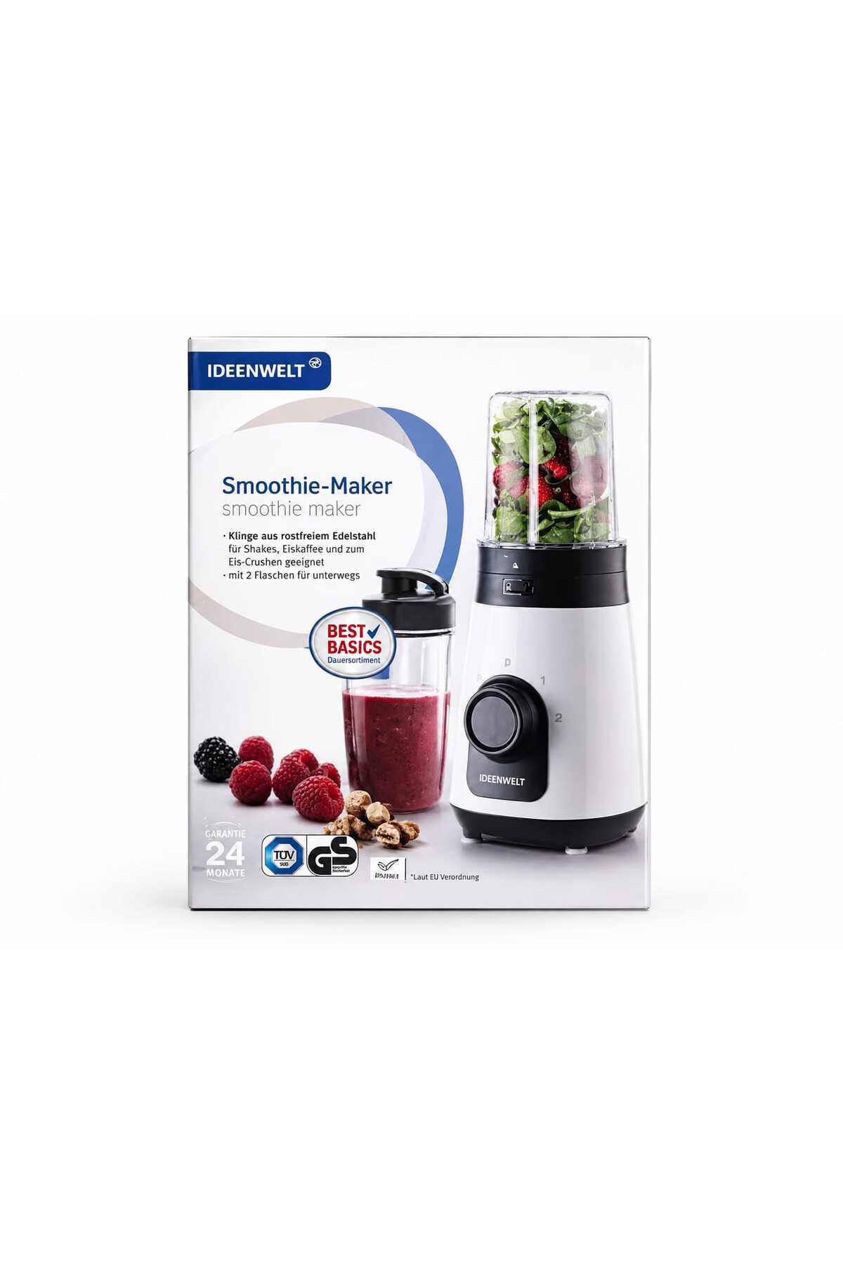 Blender / Aparat Smoothie – Lame Inox & Recipient Portabil