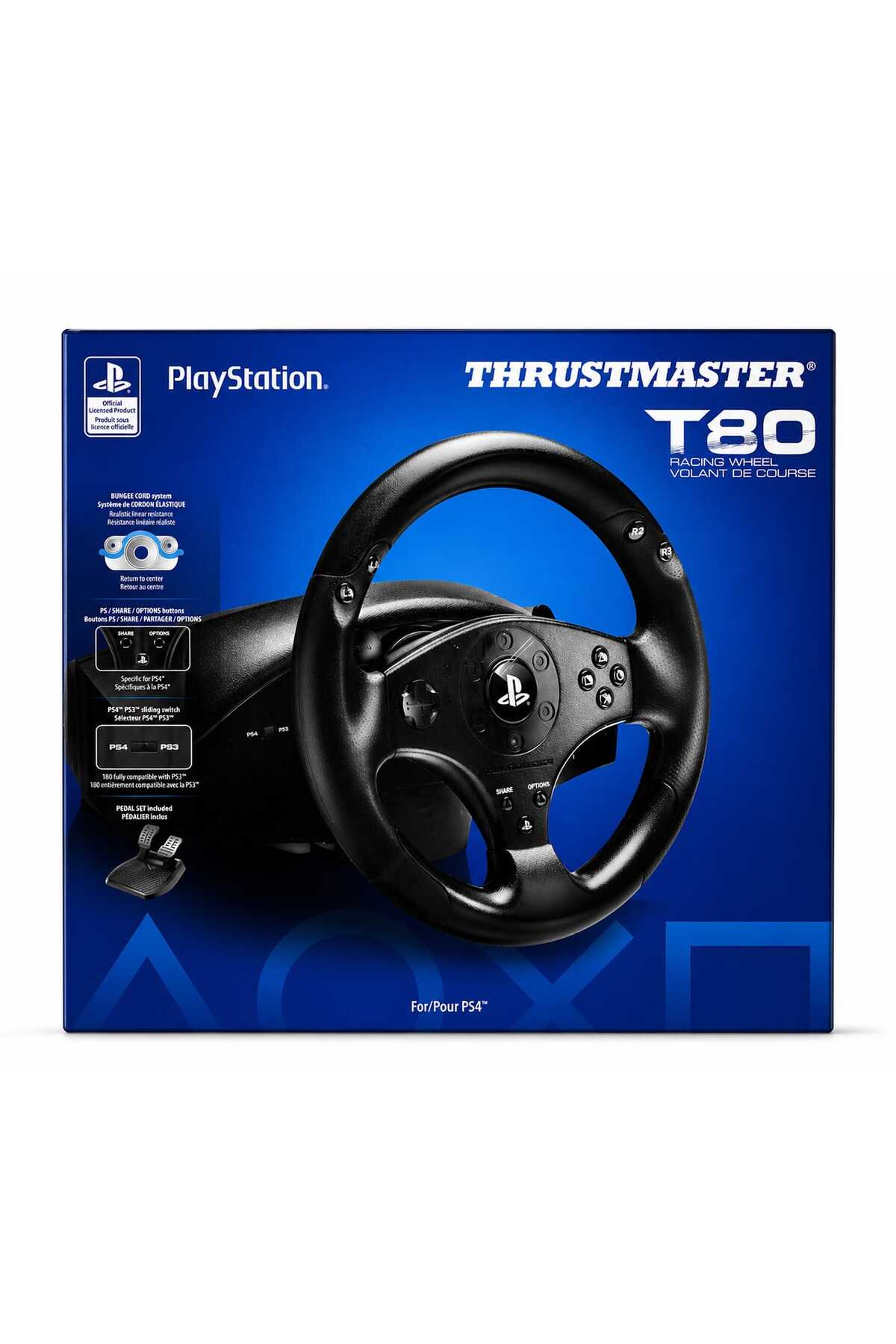 Volan Gaming Thrustmaster T80 Racing Wheel – Pedale & Volan Ergonomic