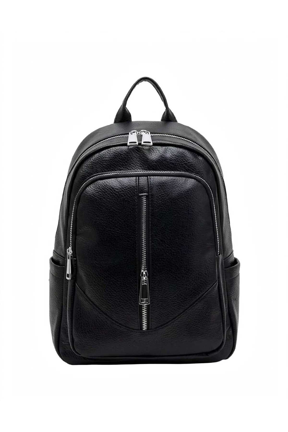Rucsac Elegant Damă din Piele Ecologică, Multifuncțional, Model Urban Casual cu Buzunare