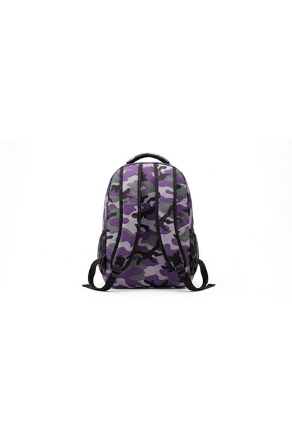 Set Școală 3în1 pentru Fete, Ghiozdan + Sacoșă Prânz + Penar, Model Unicorn Tie-Dye cu Sclipici, Gri/Negru