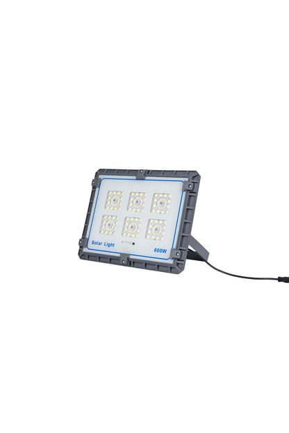 Jiayi Proiector LED Solar Honor, Putere 600W, Autonomie 12h, Kit Complet cu Panou Fotovoltaic și Telecomandă, Rezistent la Apă IP66/IP67, Lumină Alb Rece 6000-6500K