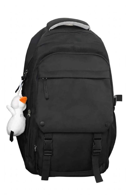 Rucsac Unisex Minimalist cu Compartiment Laptop, Multiple Buzunare, Impermeabil, pentru Școală sau Călătorii