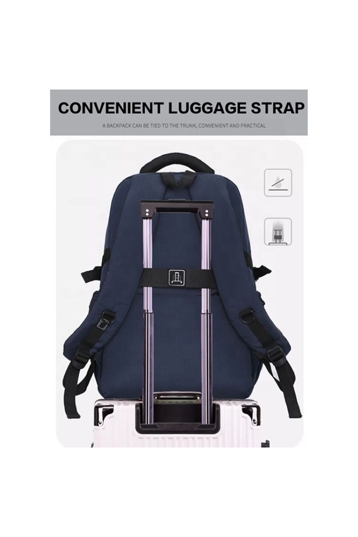 Rucsac Urban-Casual, Impermeabil, Compartiment Laptop, Spate Anatomic