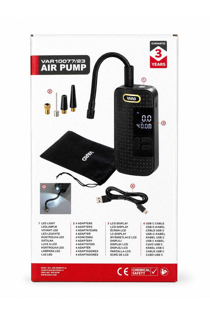Pompa Electrică Portabilă VARO Air Pump Este Accesoriul