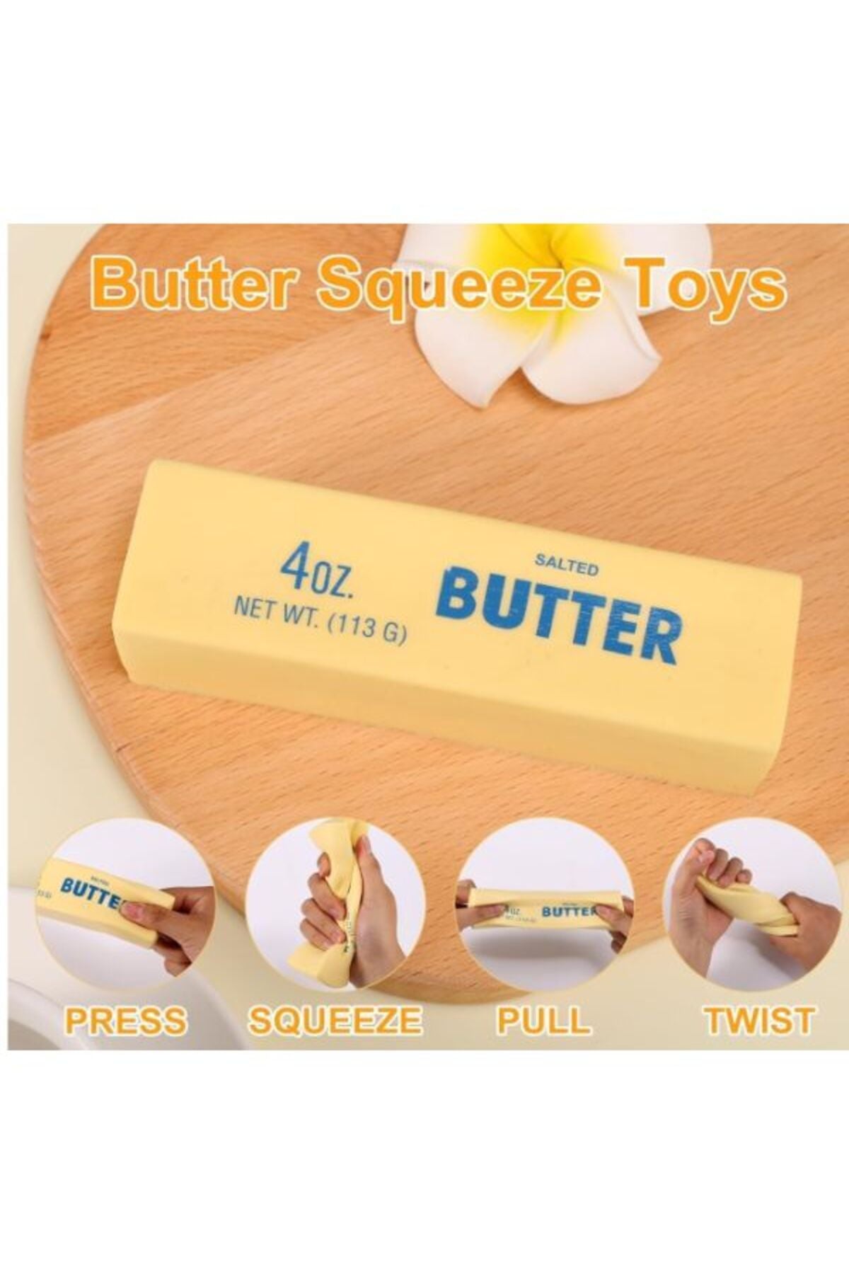 Jucărie Antistres Squishy Butter Slow-Rising (13 cm)
