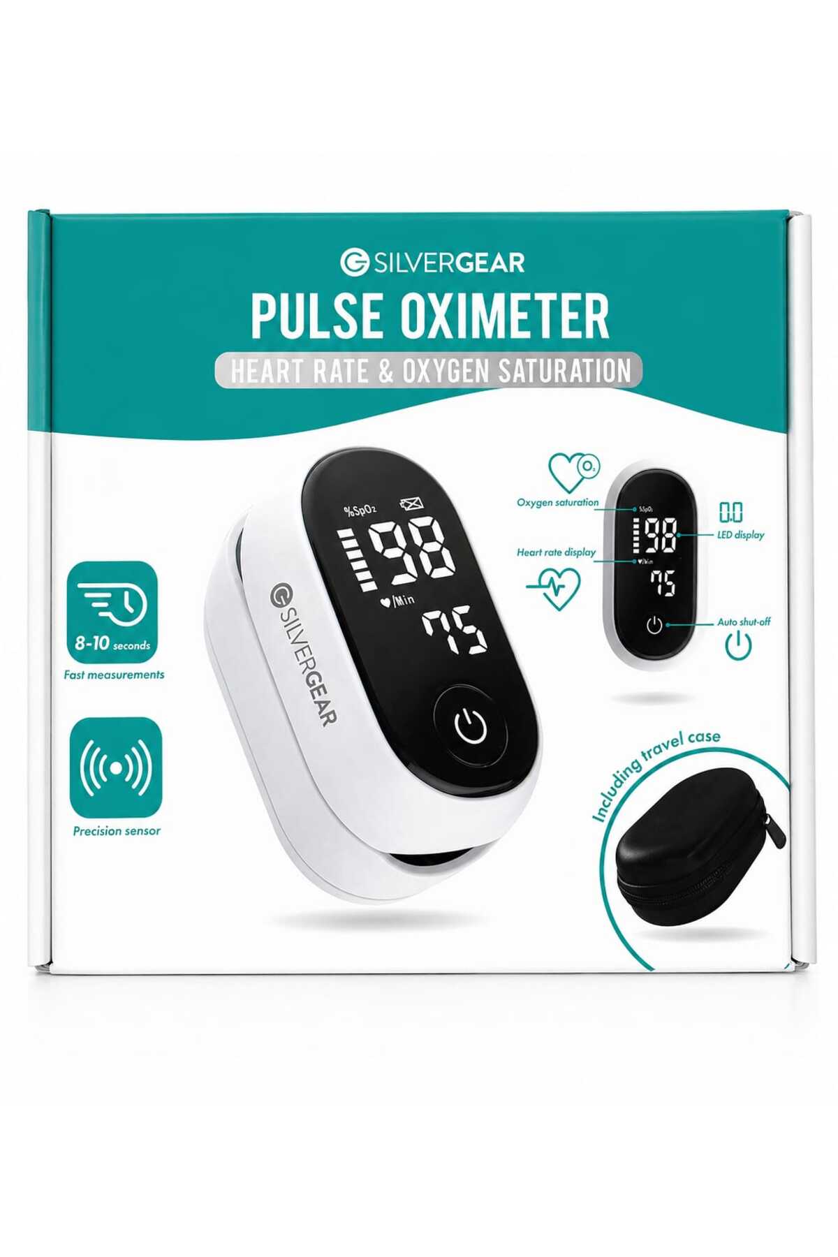 Pulsoximetru Digital de Deget – Măsurare Rapidă SpO2 & Puls