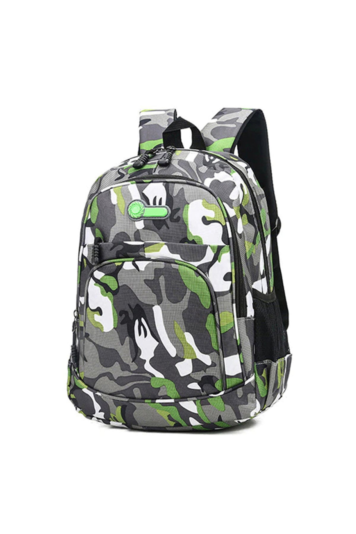Rucsac Școală și Sport cu Model Camuflaj, Anatomic și Impermeabil, Multicolor