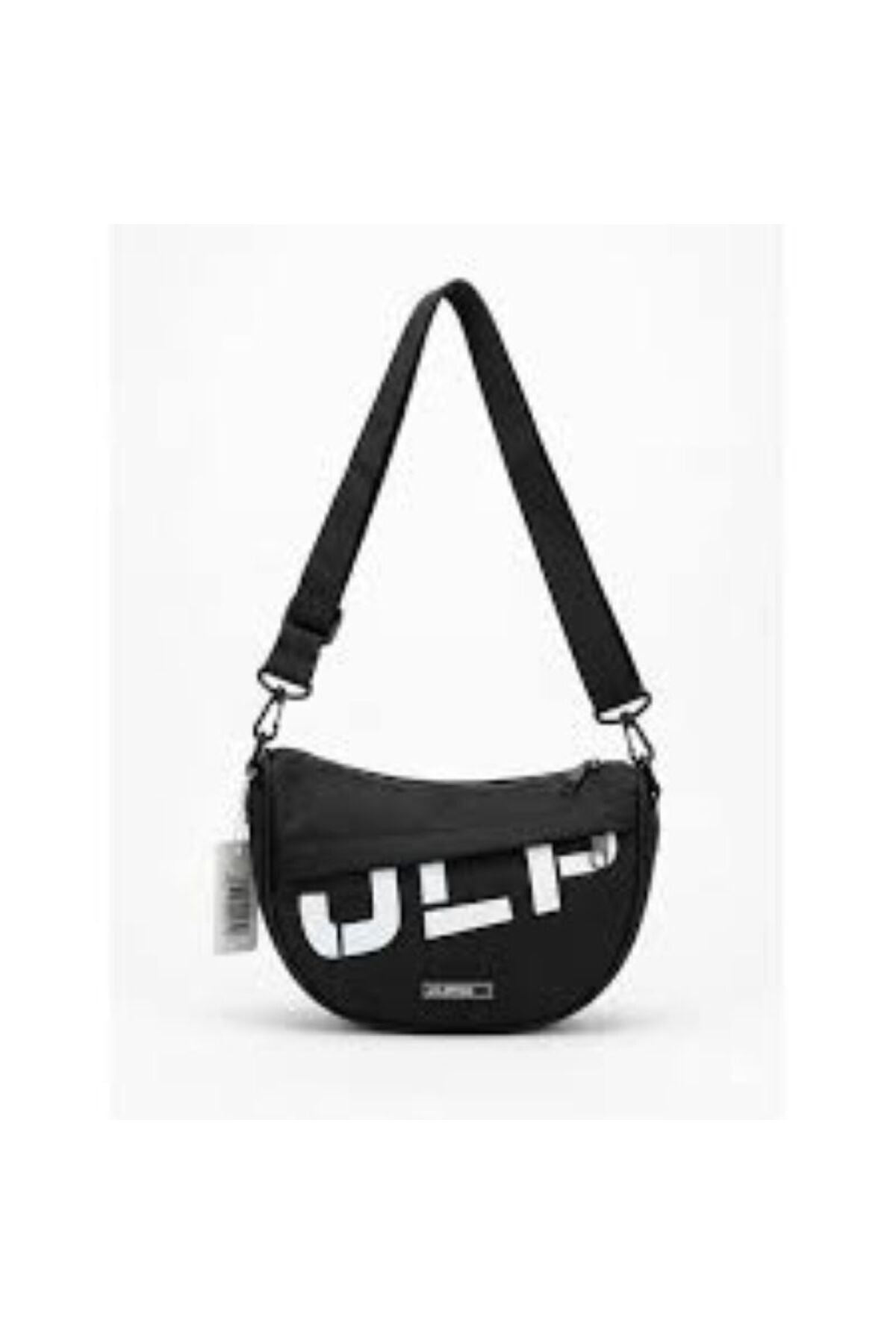 Borsetă Unisex Tip Semilună, Impermeabilă, cu Compartimente, Negru
