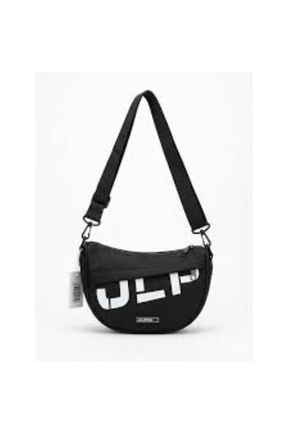 Borsetă Unisex Tip Semilună, Impermeabilă, cu Compartimente, Negru