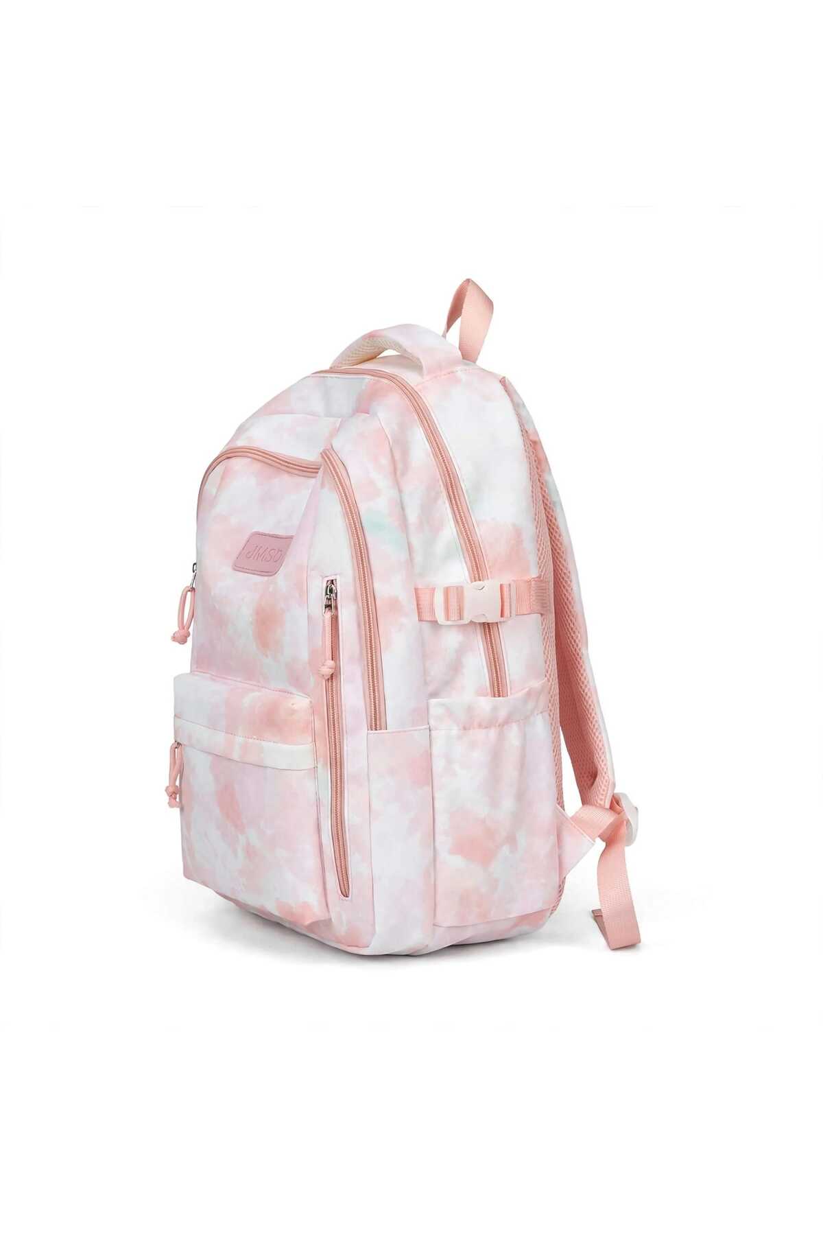 Rucsac Școală și Casual pentru Fete, Model Pastel Tie-Dye, Impermeabil, cu Compartimente