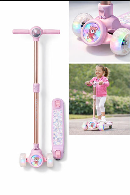 Trotinetă pentru Copii cu Lumini LED
