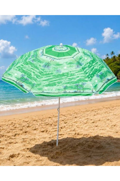 Umbrelă de Plajă și Grădină Inclinabilă, Protecție UV, Diametru 1.5