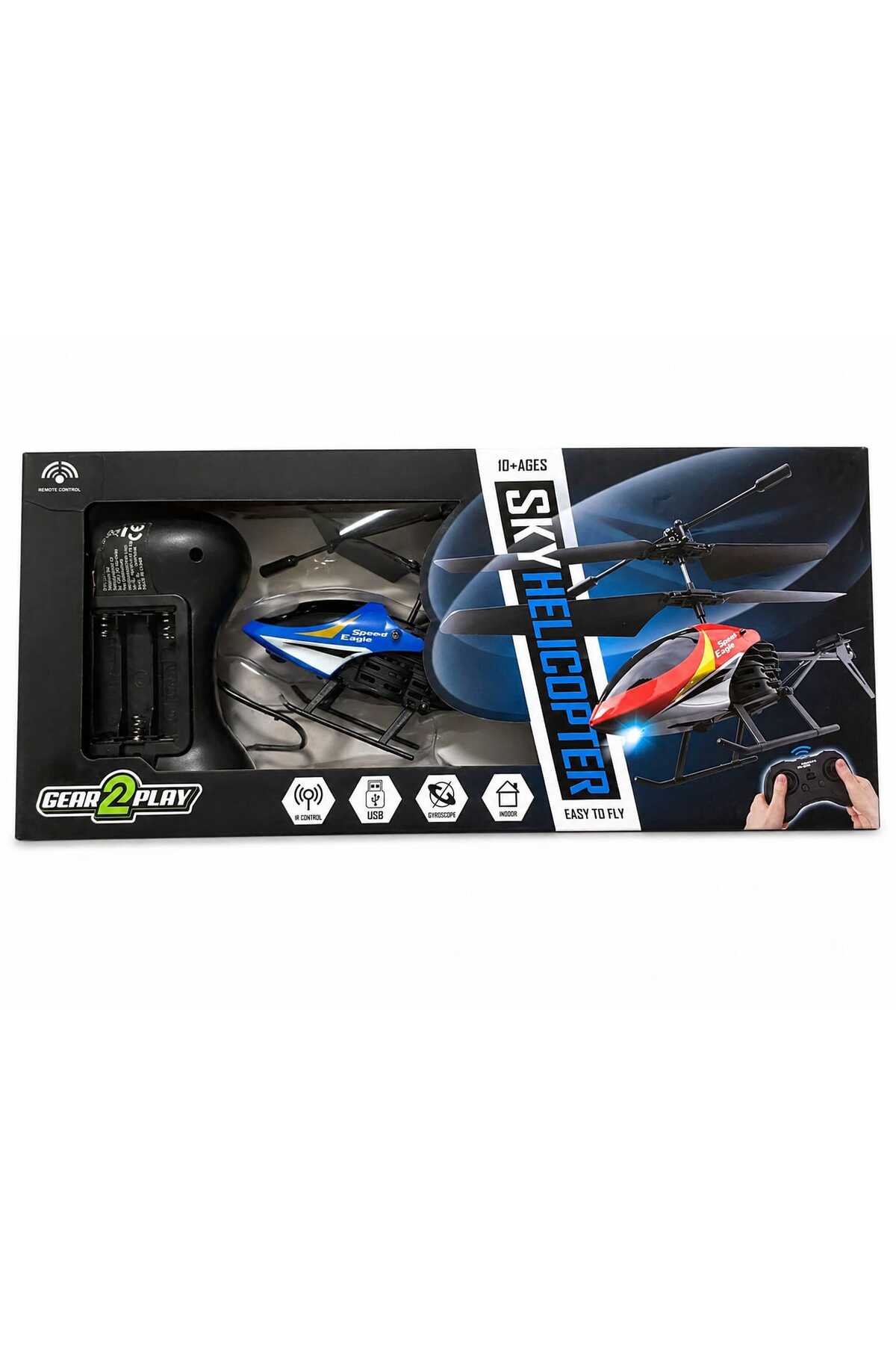 Un Elicopter RC Modern și Distractiv, Perfect Pentru Începători! Este Ușor de Controlat Datorită Giroscopului Integrat