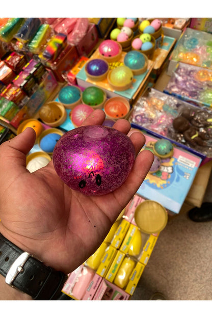 Jucărie Antistres Squishy Gălușcă Kawaii – Gel Senzorial cu Lumini