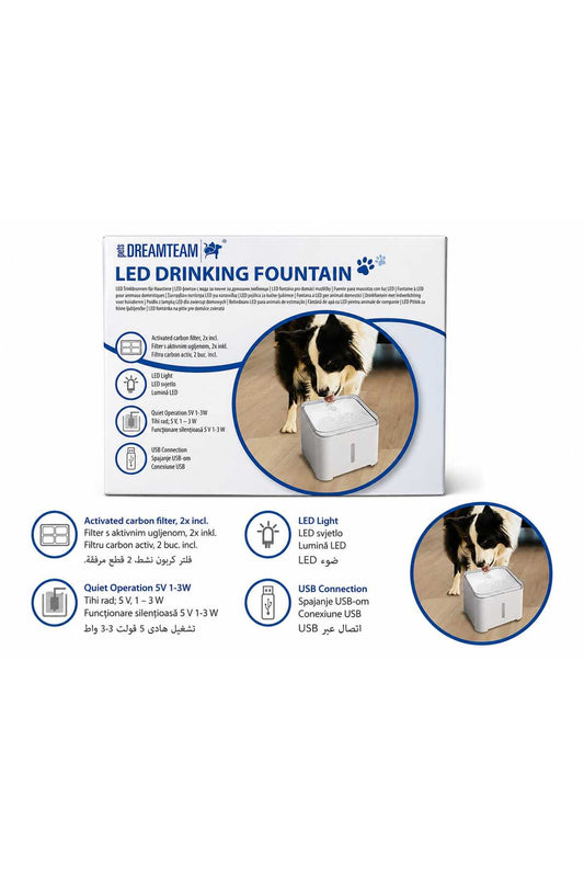 Fântâna de Apă LED Pentru Animale Este Soluția Perfectă Pentru