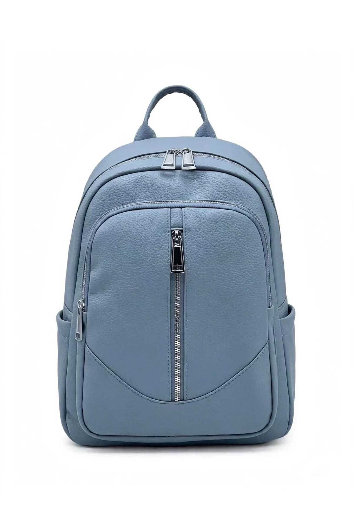 Rucsac Elegant Damă din Piele Ecologică, Multifuncțional, Model Urban Casual cu Buzunare