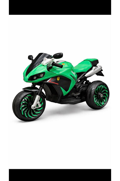 Motocicletă Electrică pentru Copii – Cu Roți Ajutătoare & Sunete