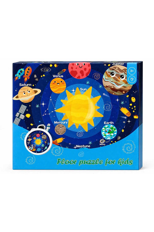 Un Puzzle Educativ și Captivant Pentru Copii, cu Tematică Spațială! „Floor Puzzle For Kids”